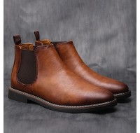 Retro Comfortable Men Chelsea Boots