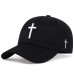 Fashion Simple Black Baseball Solid Cap 