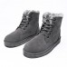 Men Winter Outdoor Waterproof Rubber Snow Boots Leather Boot Work Boots