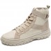 Men's Shoes Autumn Retro Boots Short Boots Male Canvas High-top Sneakers