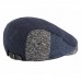 Hat Male Autumn And Winter Bener Hat Men's British Retro Front Cap Knit Duck Tongue Hat Female Korean Version Tide