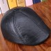 Leather Hat Men's Autumn Winter Warm Clip Cavaliers Hat Ear Duck Cart Hat Men