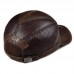 Straight Batch Of Duck Tongue Men's Top Leather Autumn Winter Warm Casual Outdoor Cap